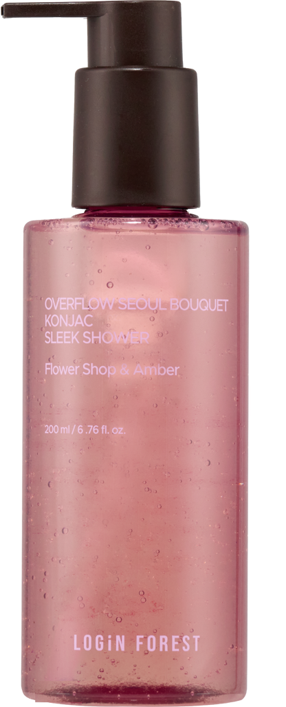 LOGIN FOREST Overflow Seoul Bouquet Konjak Sleek Shower