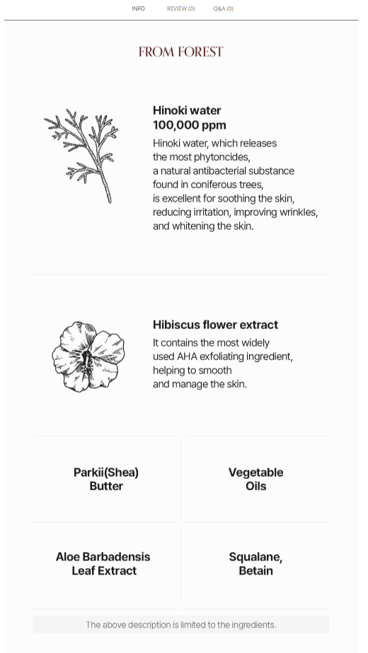 LOGIN FOREST Hand Cream Set of 6 30ml*6ea