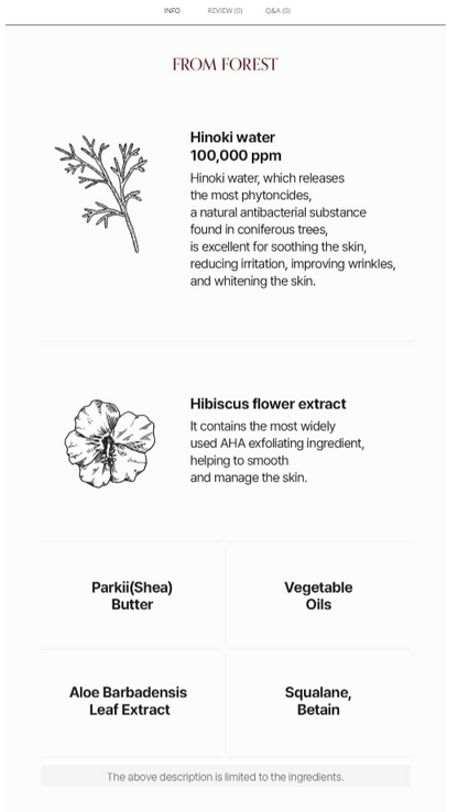 LOGIN FOREST Hand Cream Set of 6 30ml*6ea