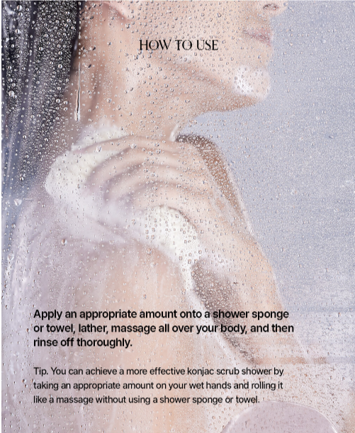 LOGIN FOREST Overflow Seoul Bouquet Konjak Sleek Shower